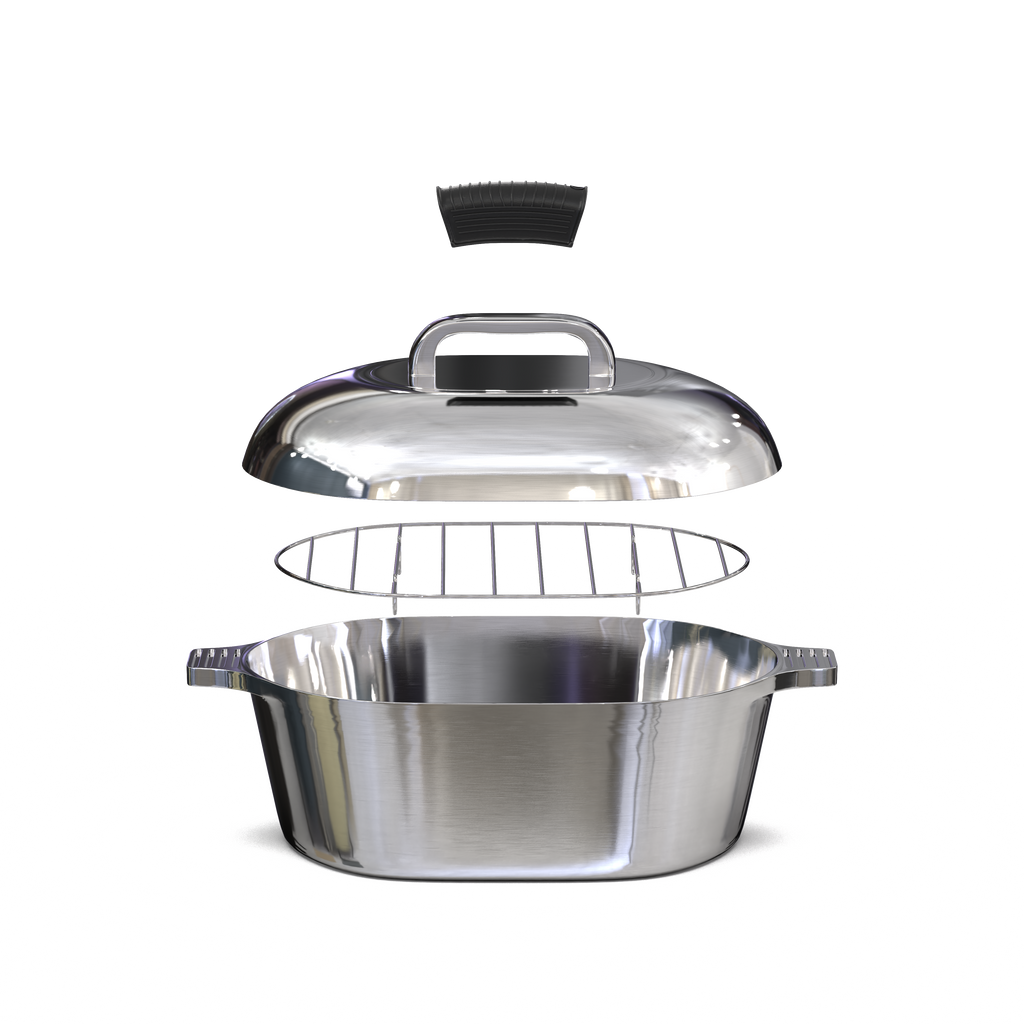 Oval Dutch Oven with Lid - 5 Quart (11 Inch)