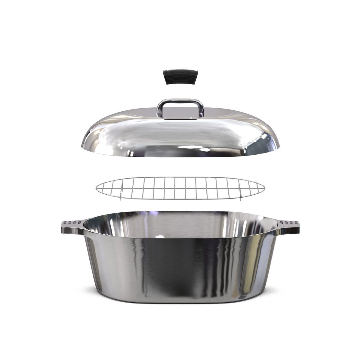 Oval Dutch Oven with Lid - 12.6 Quart (18 Inch)